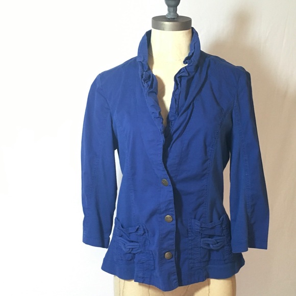 XCVI Contrast Panel Rope Snap Jacket - Picture 14 of 14